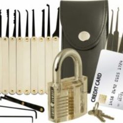 Lock Cowboy Lockpicking Set (mit Dietrich Kit im Kreditkartenformat)