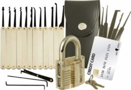 Lock Cowboy Lockpicking Set (mit Dietrich Kit im Kreditkartenformat)